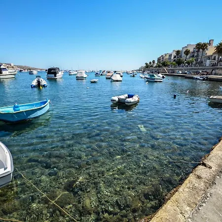 Getawaysmalta - Seashells Penthouse 12 With Terrace And Sea View In Bugibba * St. Paul's Bay