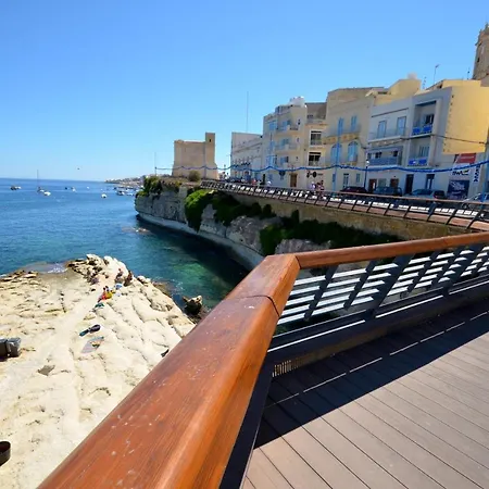 Getawaysmalta - Seashells Penthouse 12 With Terrace And Sea View In Bugibba Apartment St. Paul's Bay